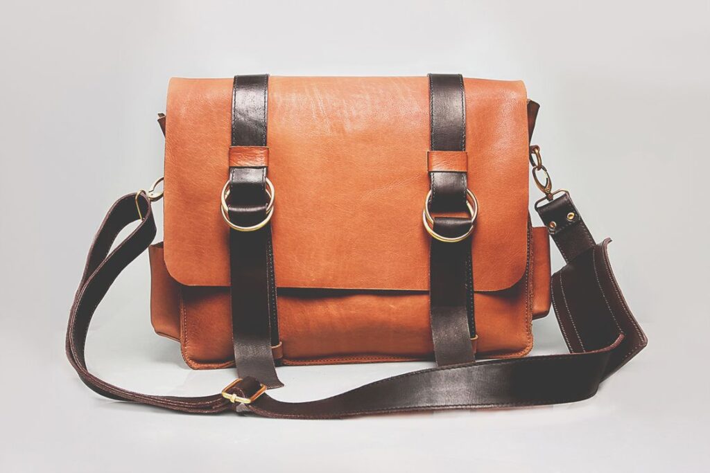 Bolso de cuero con impresión UV personalizada de alta resolución